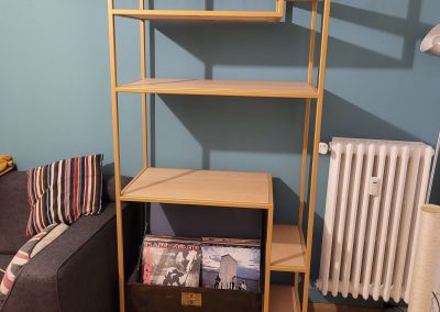 Etagère bois et dorée Mérantine